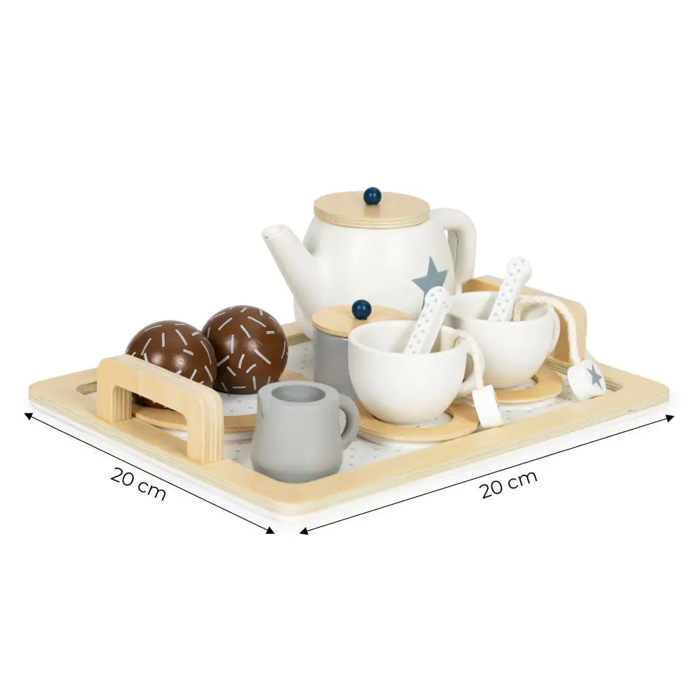 Ecotoys Drveni set za čaj