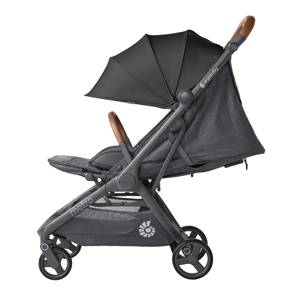 Ergobaby Metro 3 Deluxe kompaktna gradska kolica, Jet Black