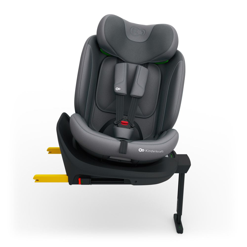 Kinderkraft I-360 2 PLUS i-Size autosjedalica 0-36 kg (40-150 cm), siva