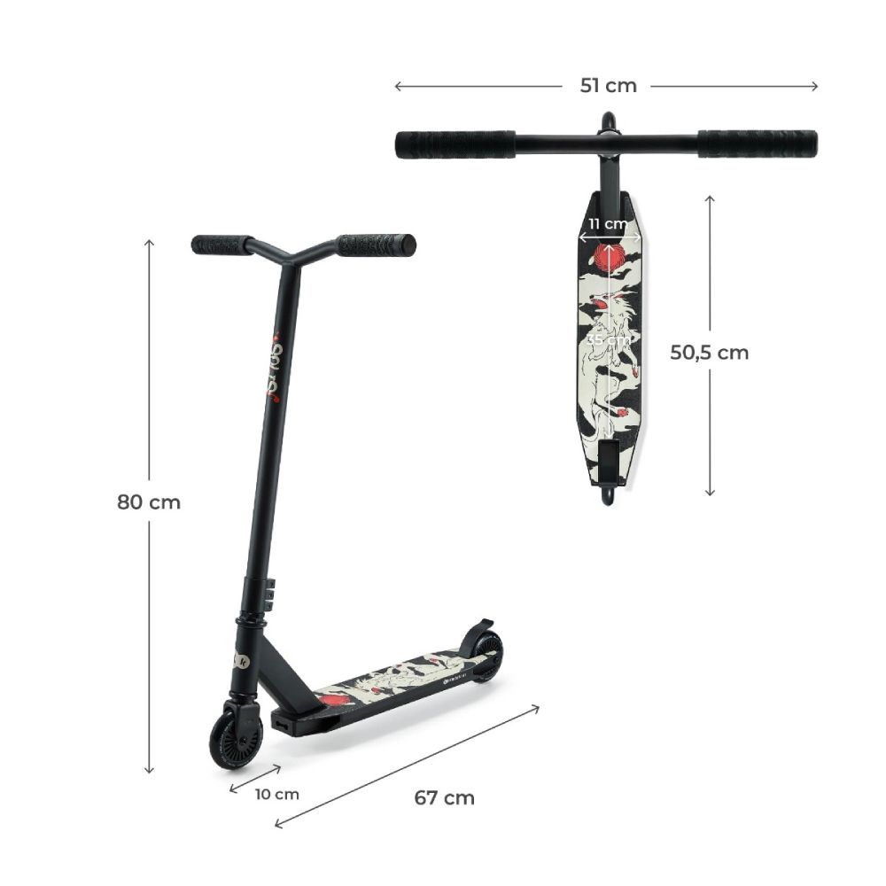 Kinderkraft romobil SOLIS - Black