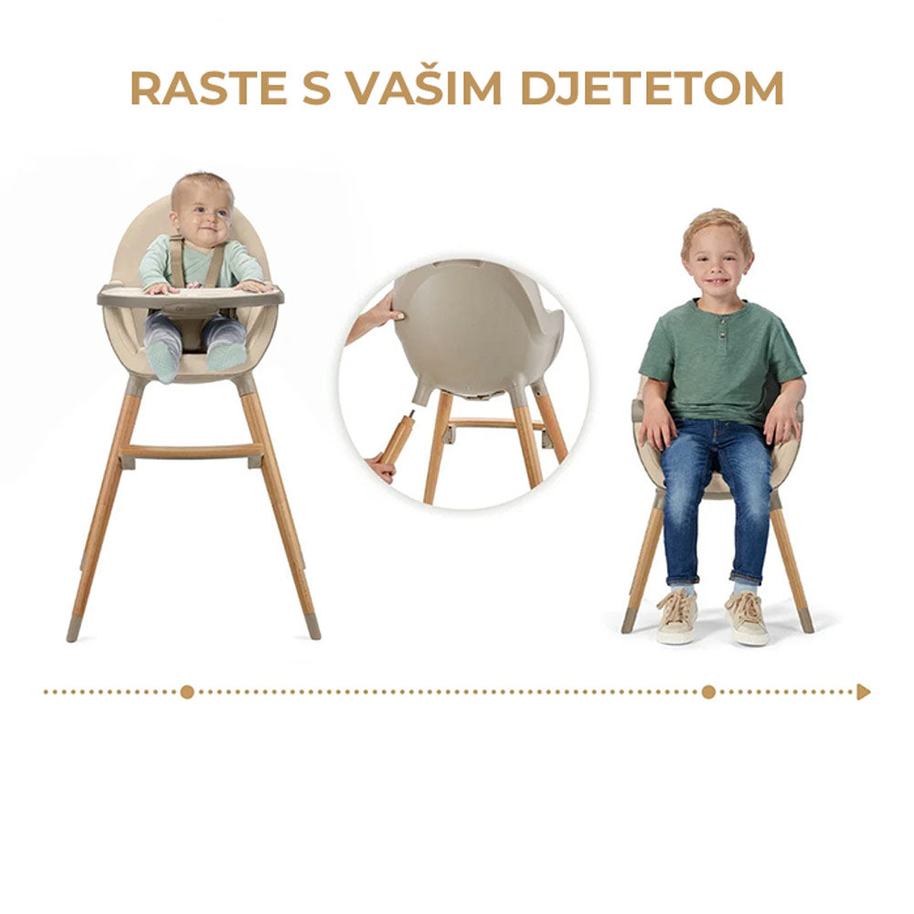 Kinderkraft Hranilica Fini 2 2u1, Beige