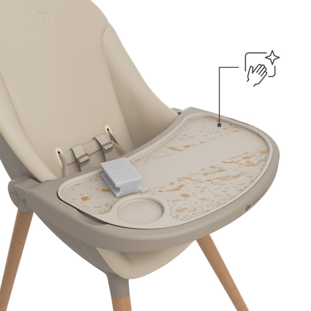 Kinderkraft Hranilica Fini UP 3u1 - Beige
