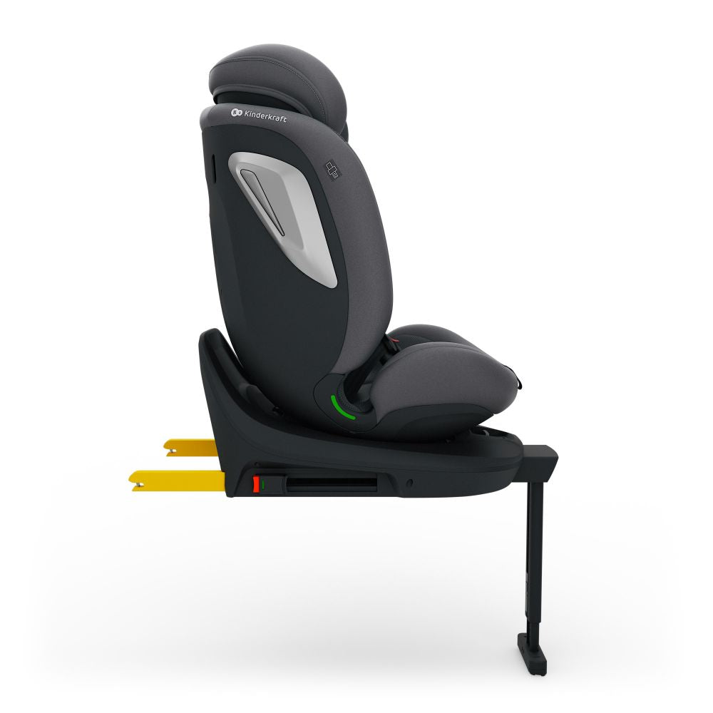 Kinderkraft I-360 2 PLUS i-Size autosjedalica 0-36 kg (40-150 cm), siva