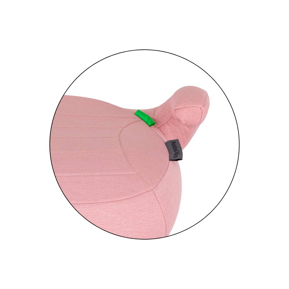 PETITE&MARS booster autosjedalica Zuno (125-150 cm) bez Isofix-a - Han Pink
