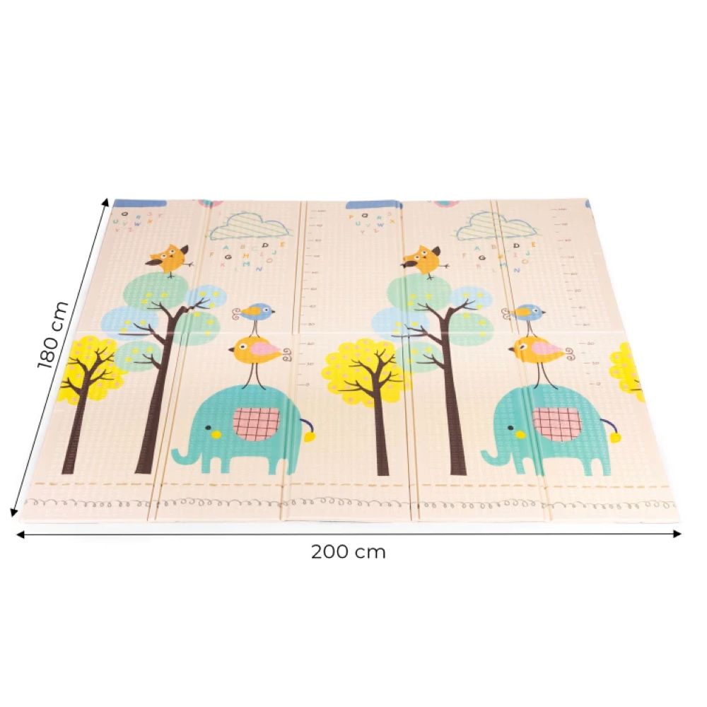 Edukativna pjenasta dvostrana podloga - Abeceda 180x200 cm