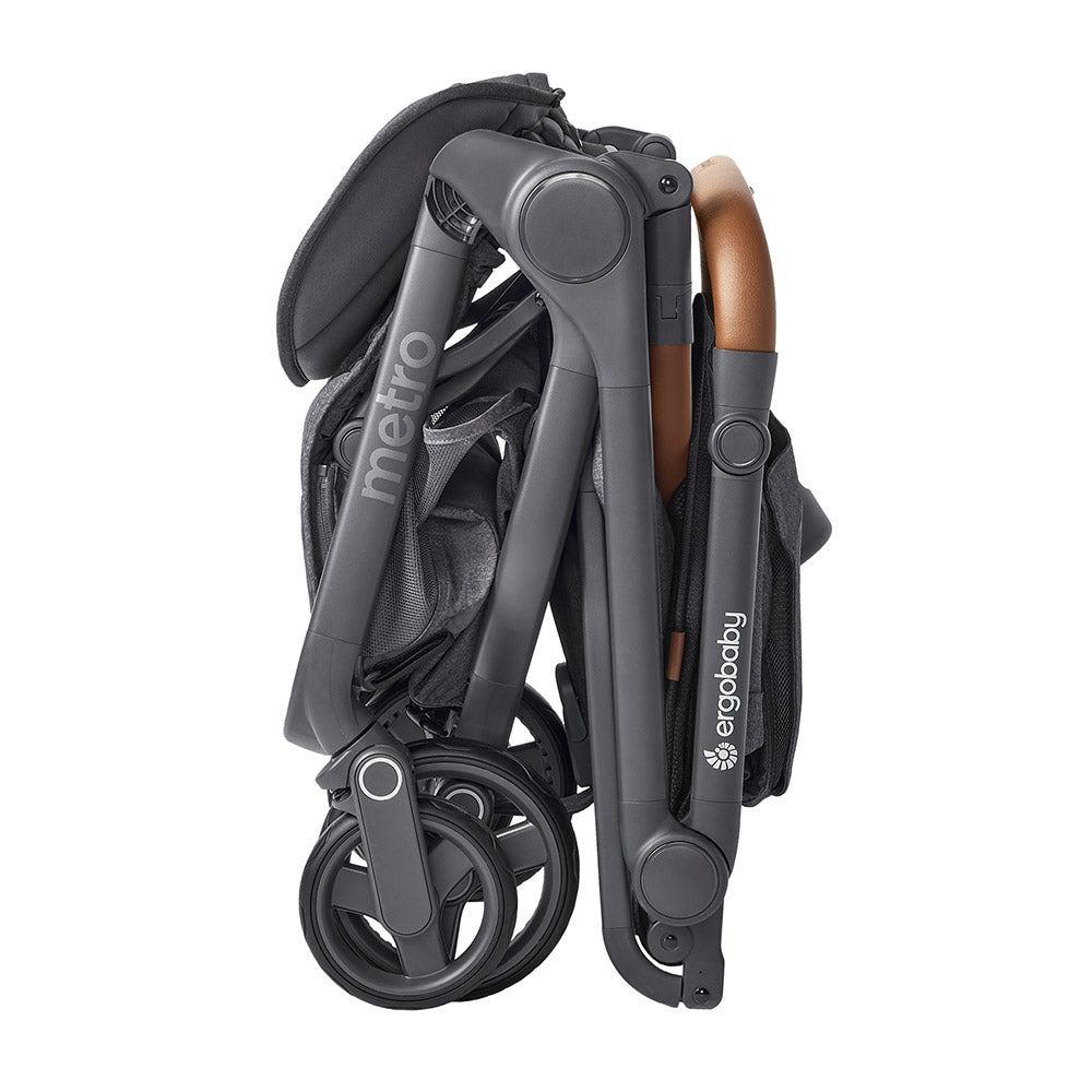Ergobaby Metro 3 Deluxe kompaktna gradska kolica, Jet Black