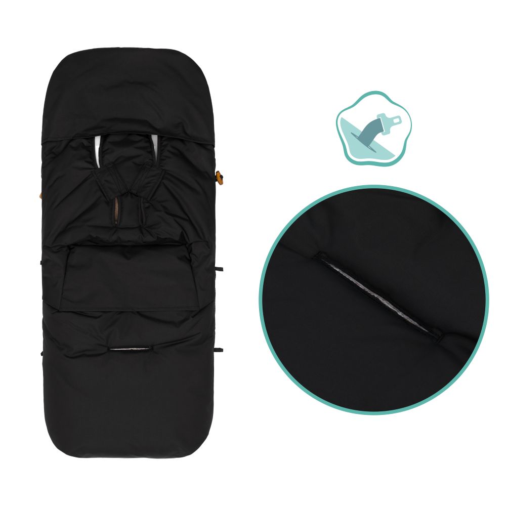Fillikid Footmuff Kinley zimska vreća za kolica - Teddy black