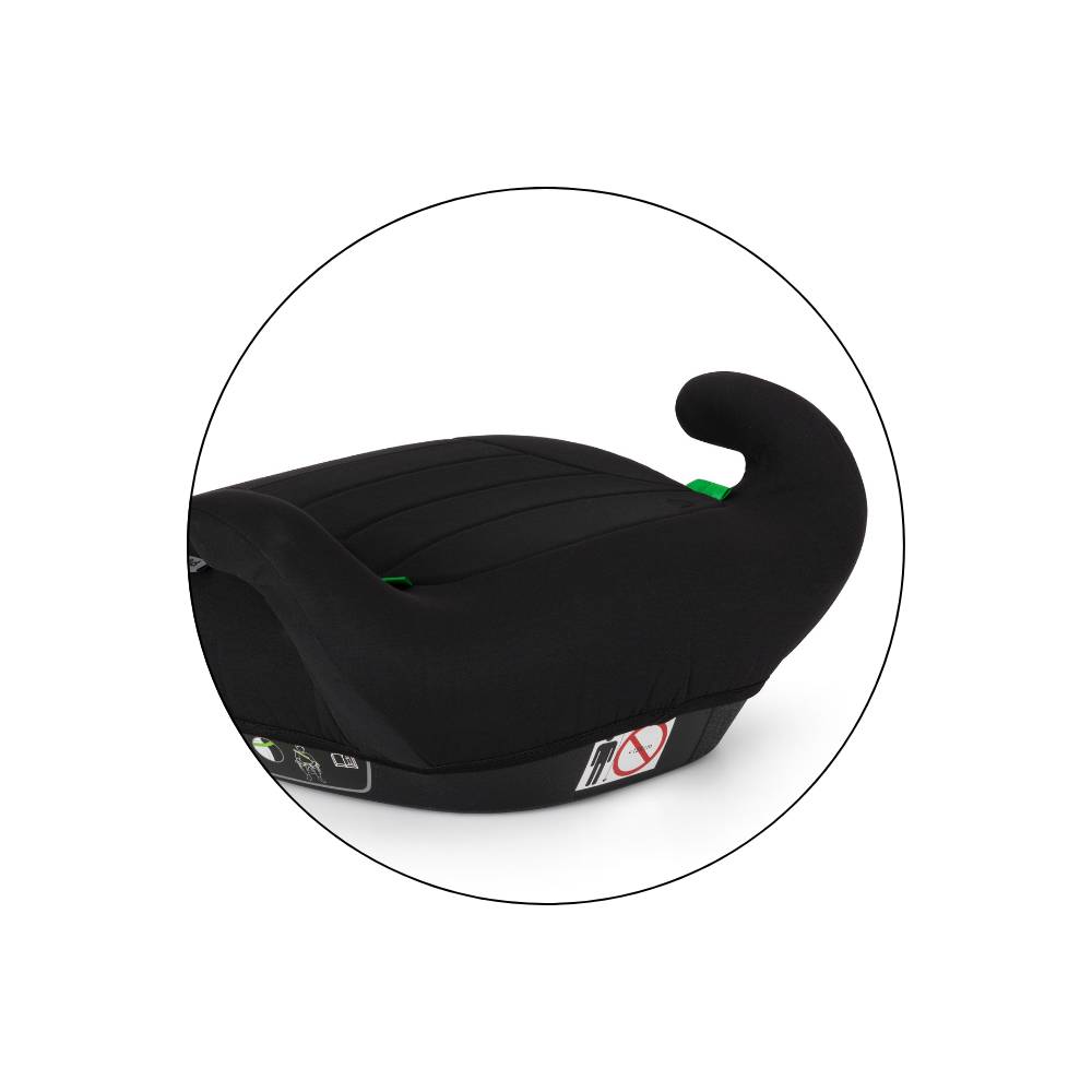 PETITE&MARS booster autosjedalica Zuno (125-150 cm) bez Isofix-a - Coal Black