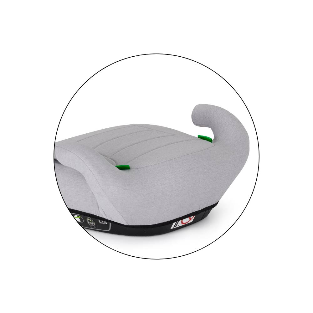 PETITE&MARS booster autosjedalica Zuno (125-150 cm) bez Isofix-a - Gentle Grey