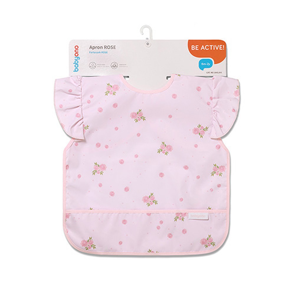 BabyOno Podbradak košuljica 6 mj - 2 g, Rose