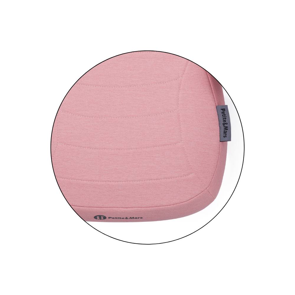 PETITE&MARS booster autosjedalica Zuno (125-150 cm) bez Isofix-a - Han Pink