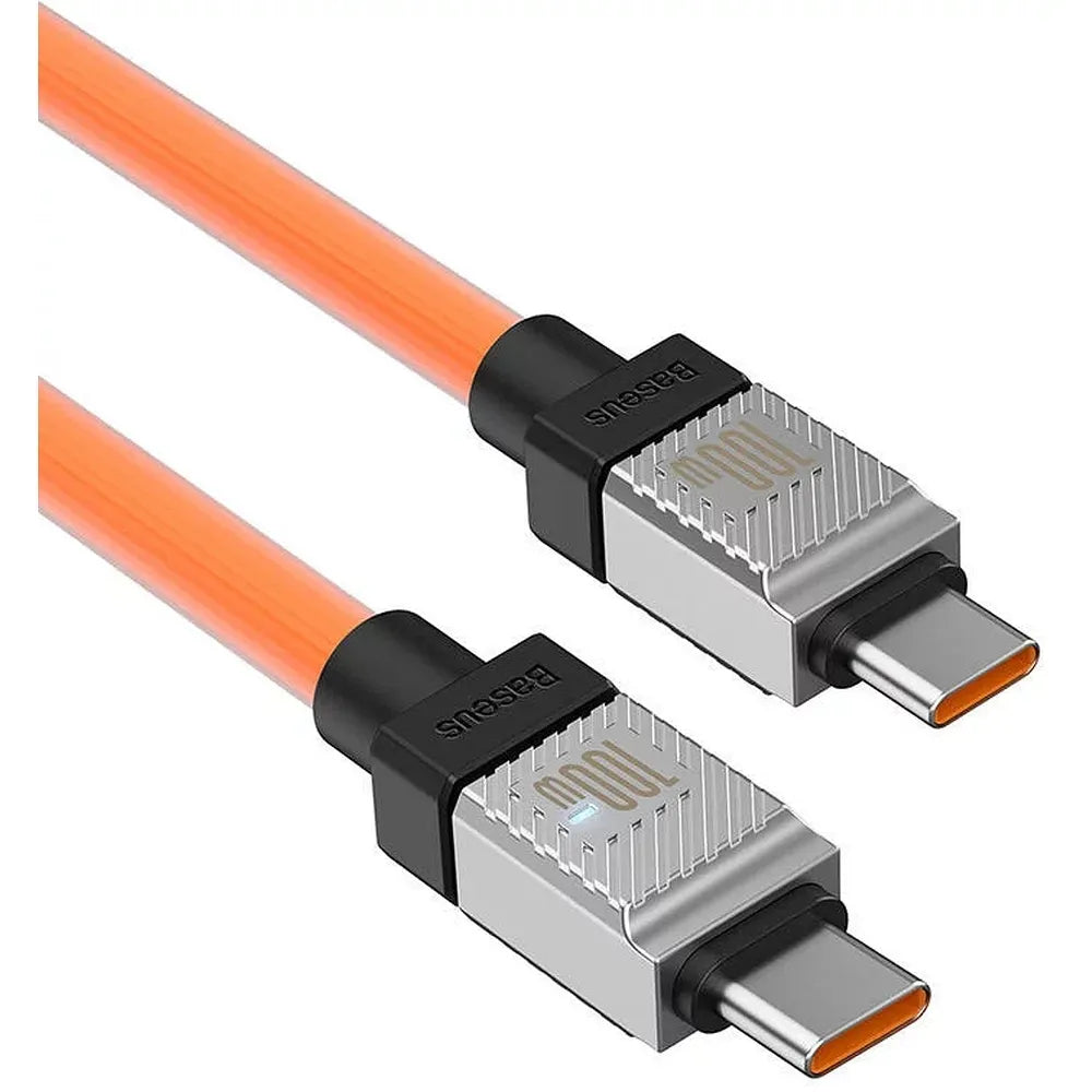BASEUS kabel tipa C na tip C CoolPlay Power Delivery 100W 2m narančasti