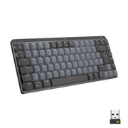 Logitech MX Mini Mechanical tipkovnica RF bežični + Bluetooth QWERTY US Međunarodna Grafit, Sivo