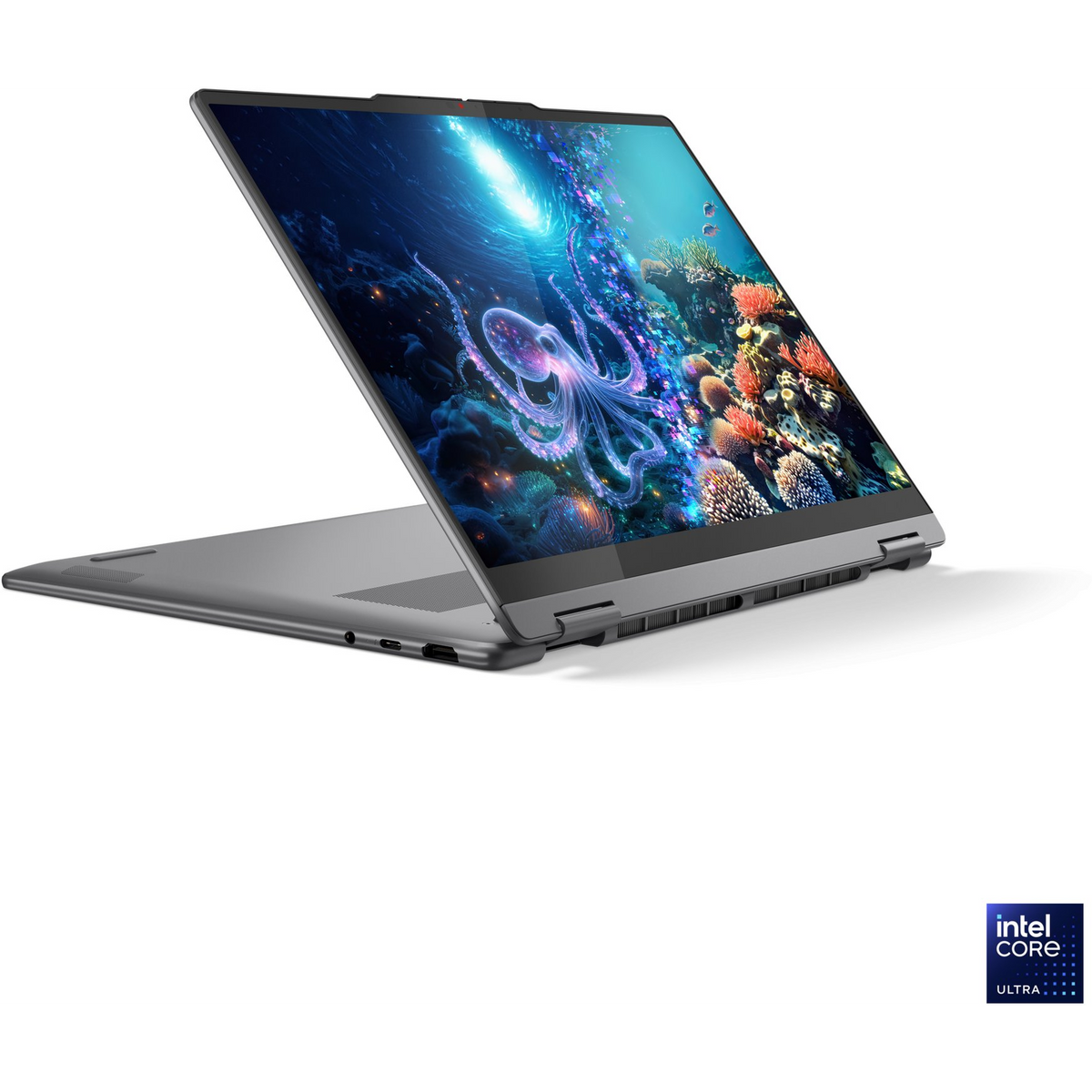 Lenovo Yoga 7 2-in-1 14ILL10 Copilot+ PC Intel Core Ultra 5 226V Hibridni (2-in-1) 35,6 cm (14") Ekran osjetljiv na dodir WUXGA 16 GB LPDDR5x-SDRAM 1 TB SSD Wi-Fi 7 (802.11be) Windows 11 Home Sivo Engleski