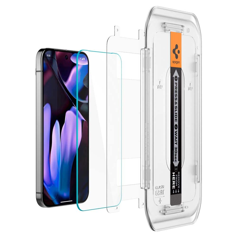 SPIGEN GLASS KALJENO STAKLO TR EZ FIT HD 2 kom. AGL08445 GOOGLE PIXEL 9 PRO XL/10 PRO XL CLEAR