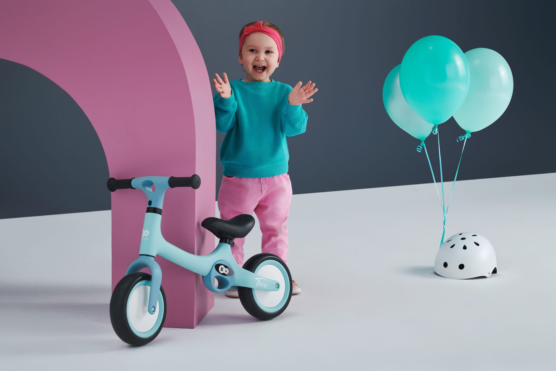 Kinderkraft balans bicikl TOVE, Desert beige