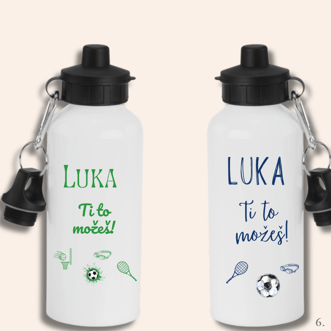 Personalizirane boce za djecu sportaše – jer svaki šampion počinje s malim gutljajem!