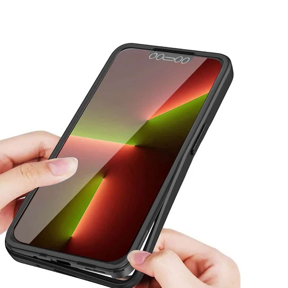 Techsuit – ColorVerse 360 Series obostrana zaštitna maska za iPhone 13 Pro – crna