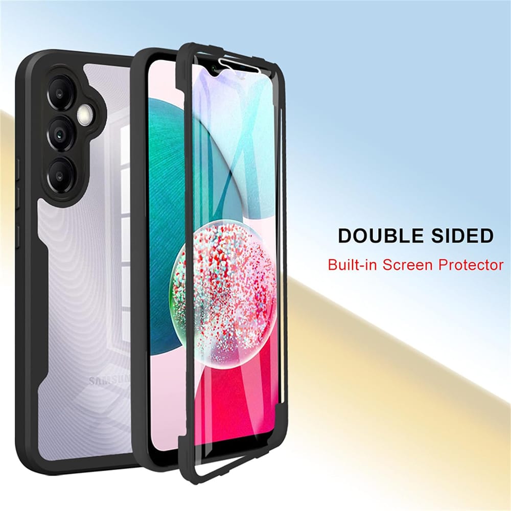 Techsuit – ColorVerse 360 Series obostrana zaštitna maska za Samsung Galaxy A25 5G – crna