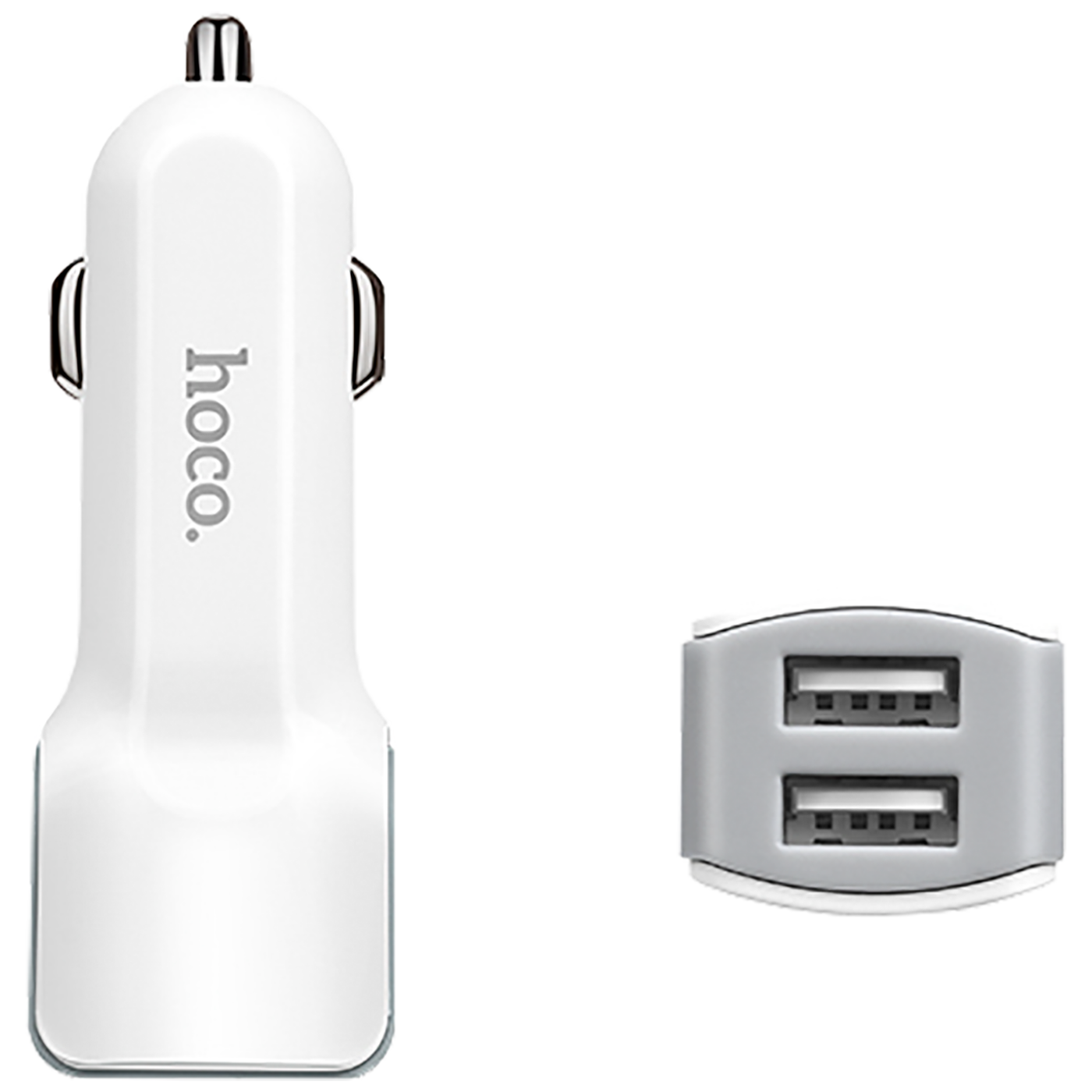 hoco. Auto punjač sa Lightning kabelom, 2 x USB, 5 V/2.4 A - Z23 Grand Style set, Lightning