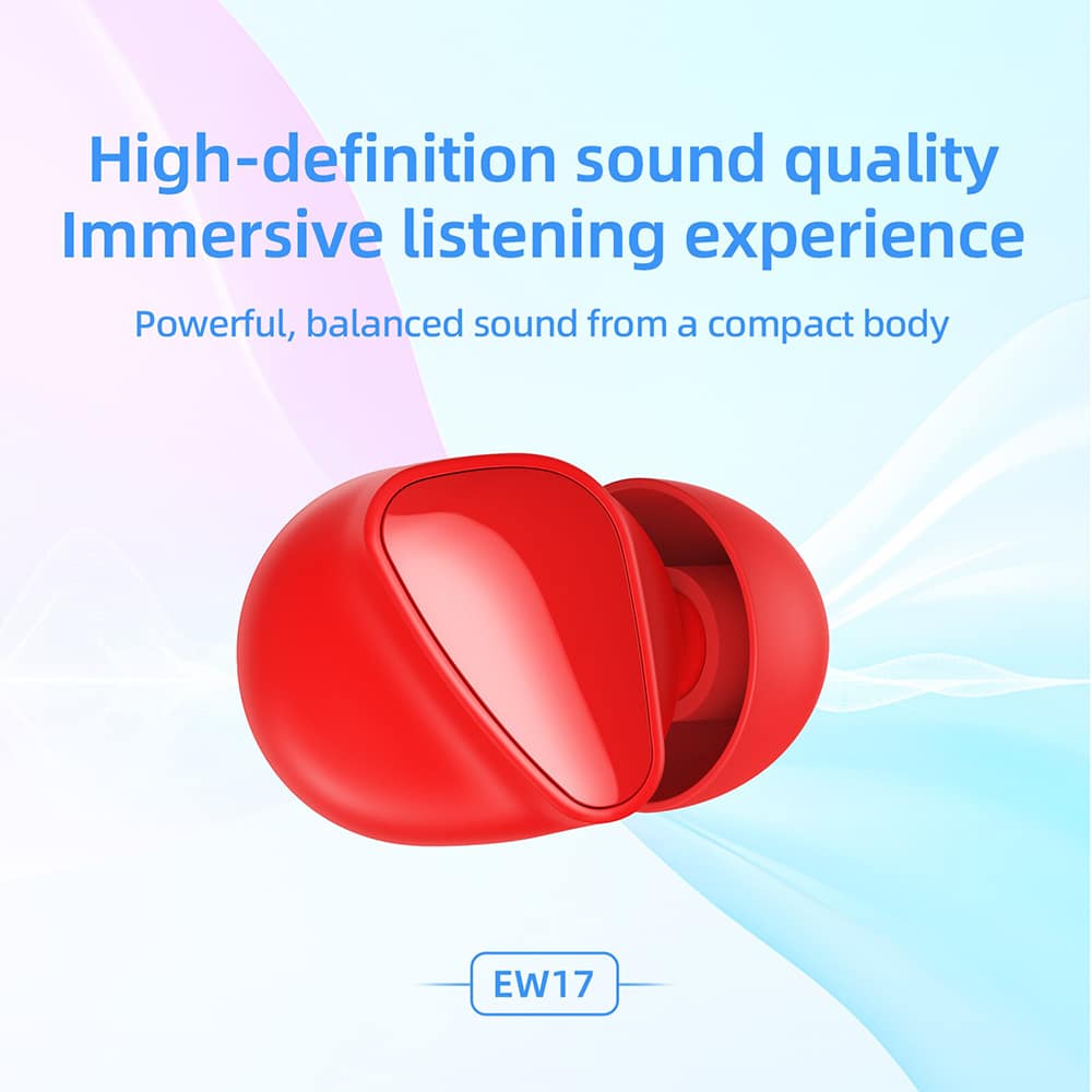 HOCO - TWS slušalice (EW17 Amusement) s Bluetooth 5.3 - crne