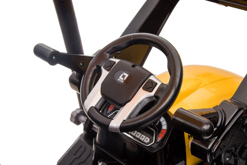 Traktor na akumulator s prikolicom Hercules 24V - žuti