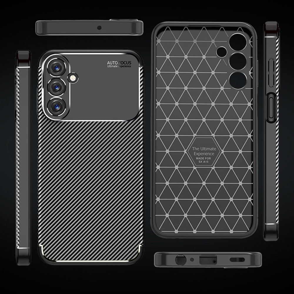 Techsuit – CarbonFiber maska za Samsung Galaxy A25 5G – crna