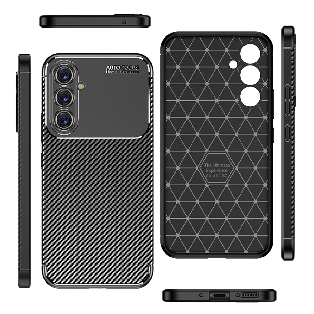 Techsuit – CarbonFiber maska za Samsung Galaxy A54 5G – crna