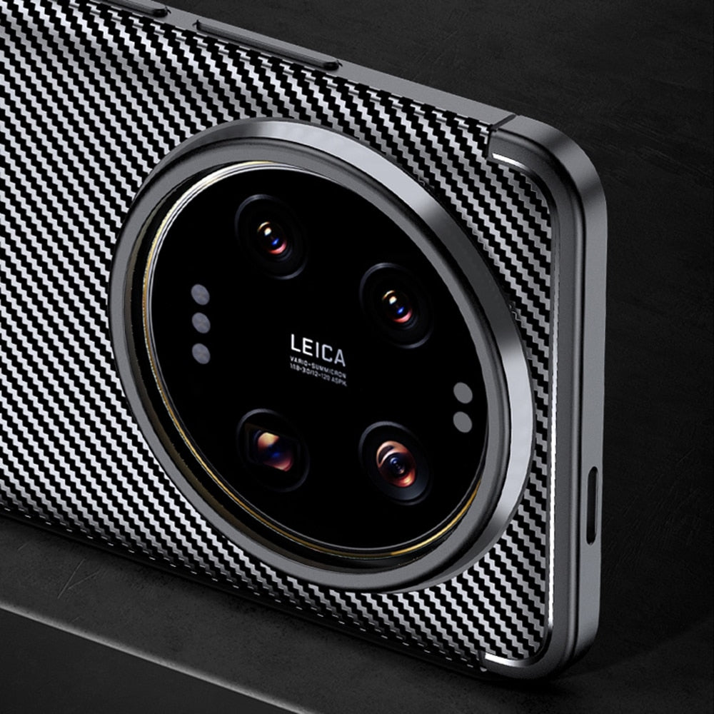 Techsuit – CarbonFiber maska za Xiaomi 14 Ultra – crna