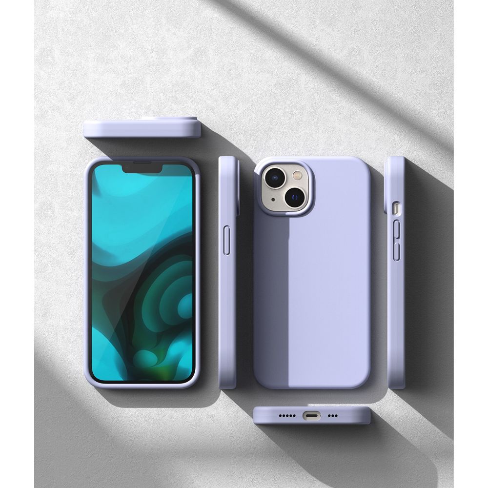 RINGKE SILICONE MASKA ZA IPHONE 14 PLUS / 15 PLUS LAVANDA