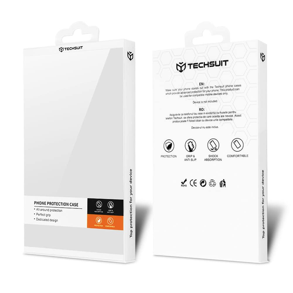 Techsuit - HaloFrost Series maska za Xiaomi Redmi 14C - crna