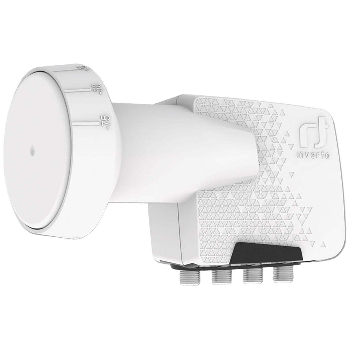 Inverto LNB Quattro, šum 0,3dB, Home Pro, DVB-S2 ( HD - UHD ) - IDLH-QTL410-HMPRO-OPN