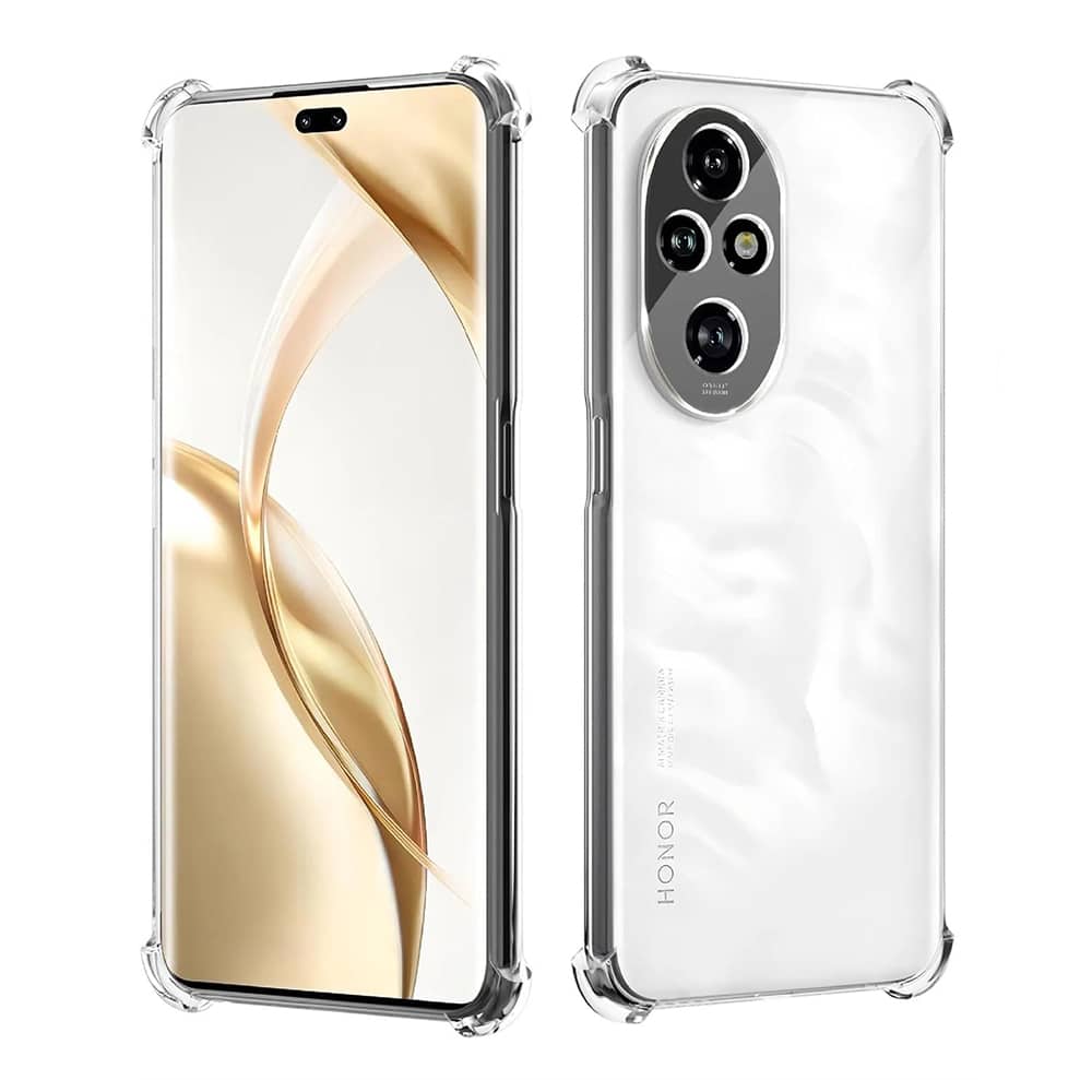 Techsuit Shockproof Clear Silicone prozirna maskica otporna na udarce za Honor 200