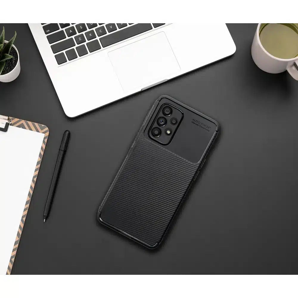 CARBON PREMIUM maska za SAMSUNG GALAXY A13 5G / A04S crna