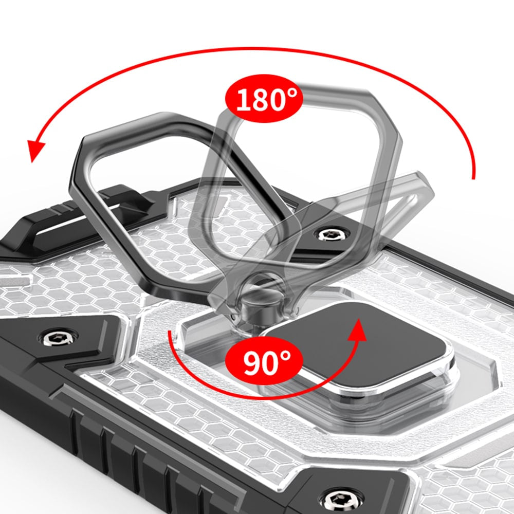 Techsuit - Honeycomb Armor - Samsung Galaxy S21 Ultra - crna