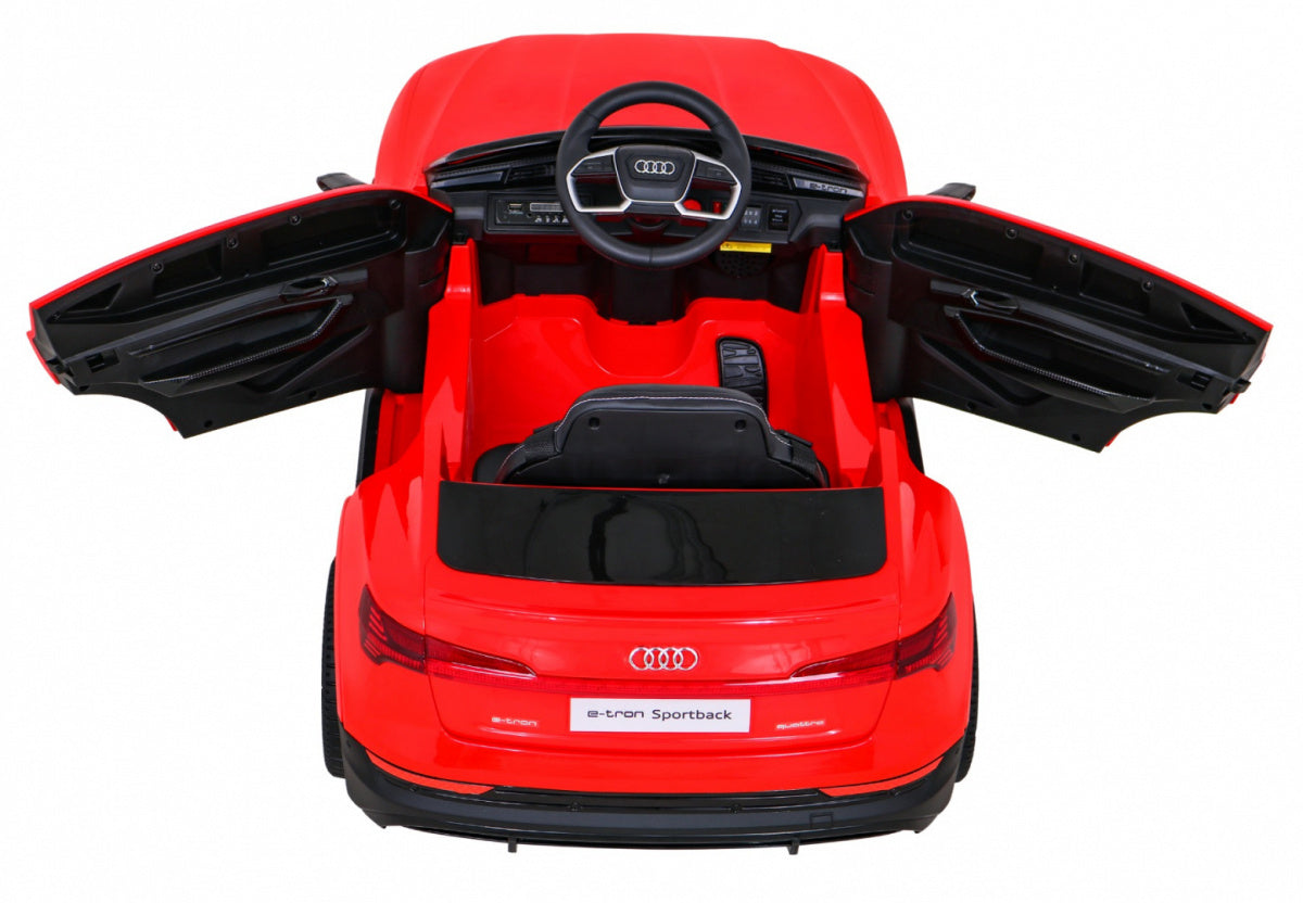 Licencirani auto na akumulator Audi E-Tron Sportback - crveni