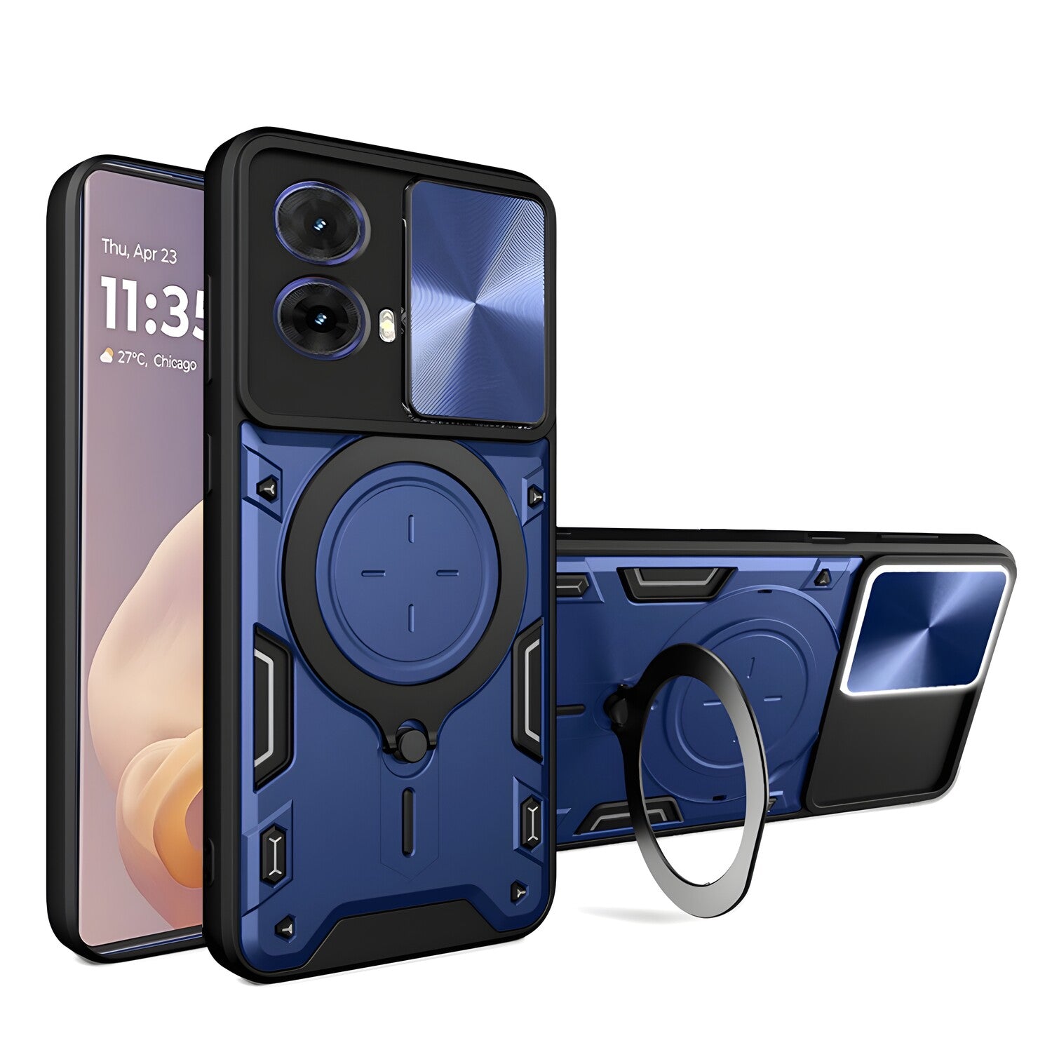 Techsuit zaštitna maska CamGuard za Motorola Moto G85 - Plava KP33187