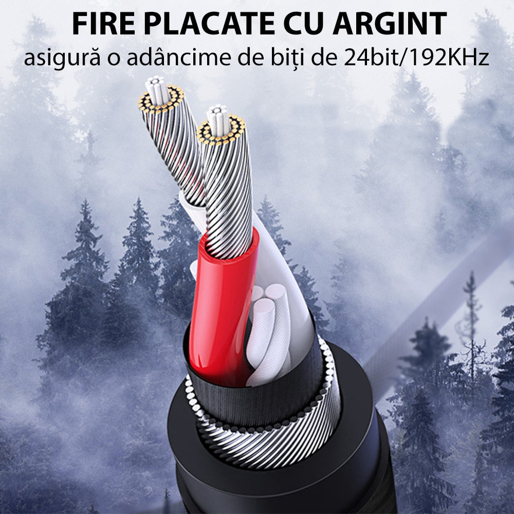 Yesido - audio kabel (YAU15) - priključak 3,5 mm na priključak 3,5 mm, 2 m - crni