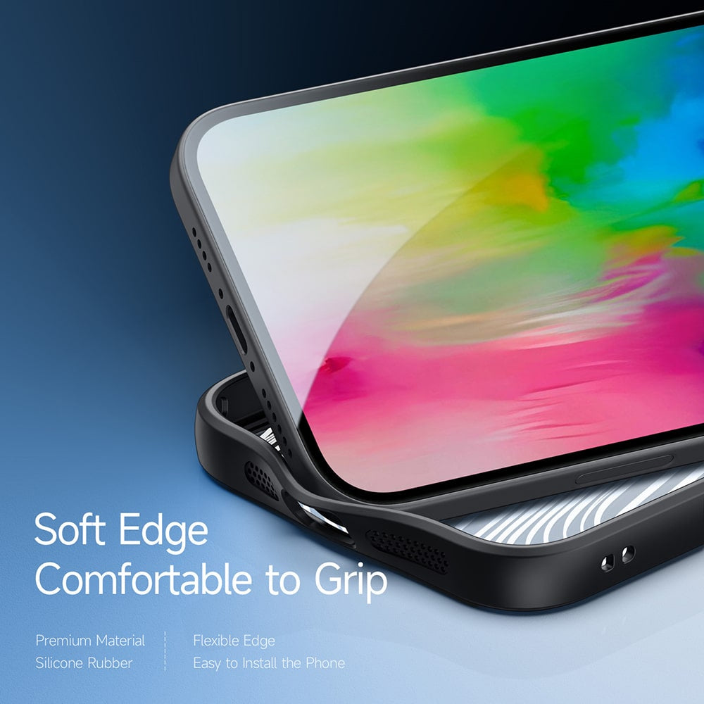 Dux Ducis Aimo Mag maska sa MagSafe i postoljem za iPhone 16 Plus - crna