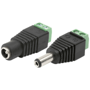 home DC konektor, set, 12 V DC / 3 A - DC 2CS