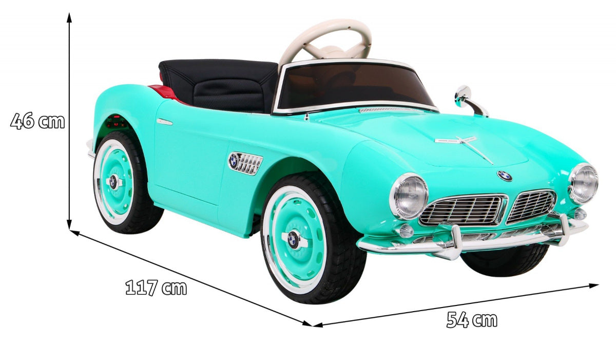 Licencirani auto na akumulator BMW 507 Retro - zeleni