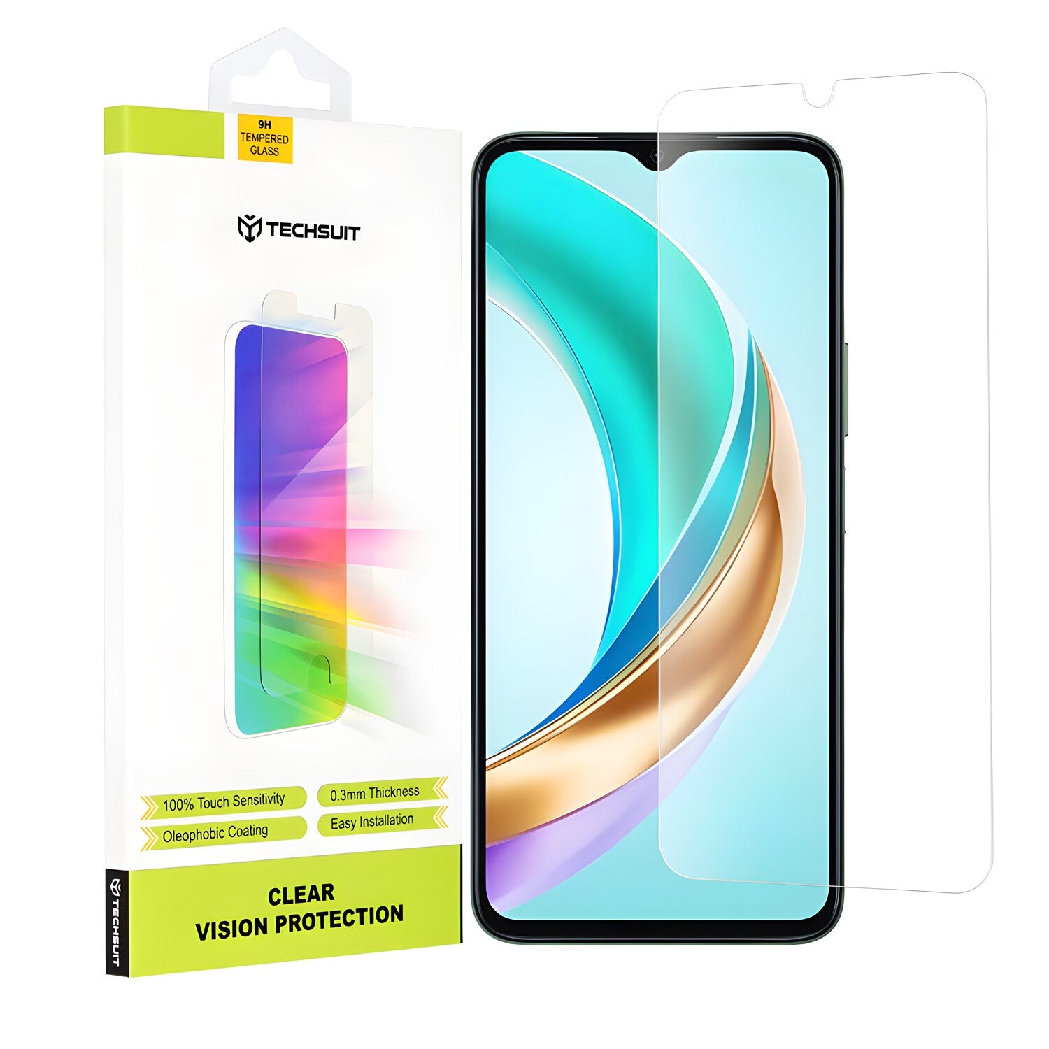 Techsuit zaštitno staklo 9H za Honor X6b - Prozirna KP33081