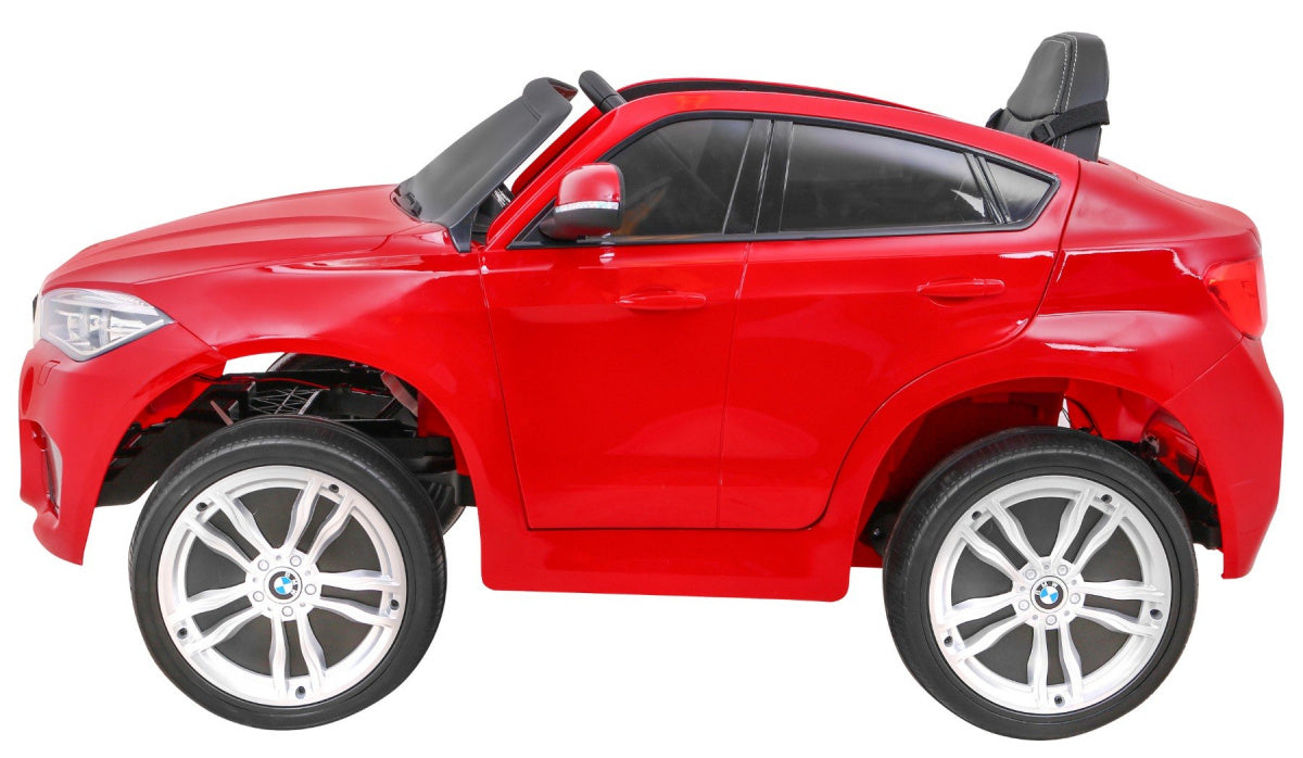 Licencirani auto na akumulator BMW X6M - crveni/lakirani