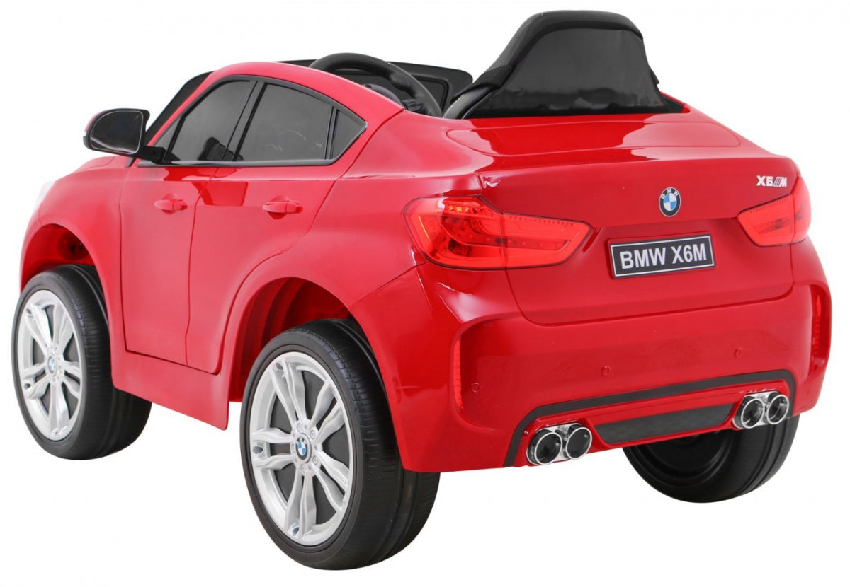 Licencirani auto na akumulator BMW X6M - crveni/lakirani