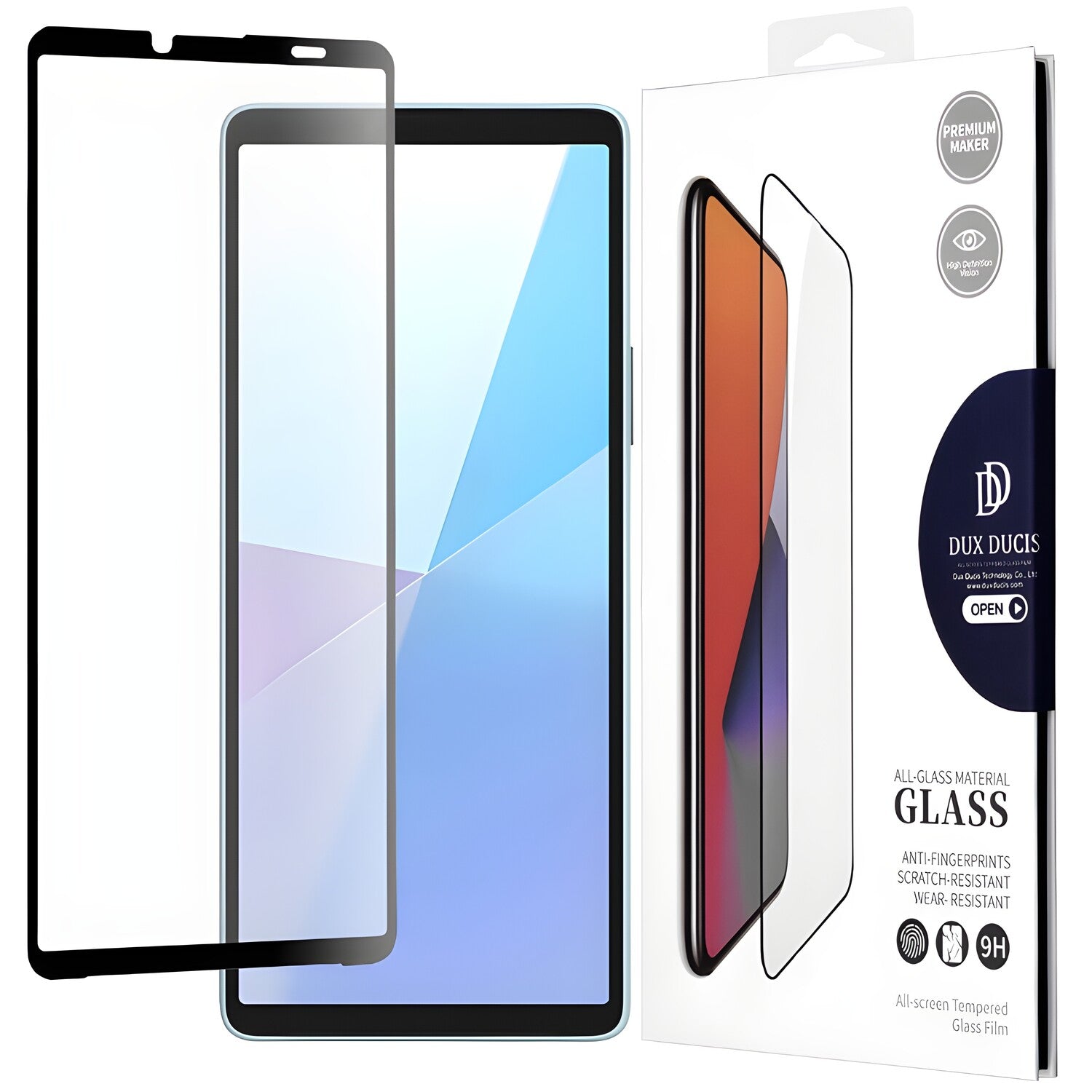 Dux Ducis 10D Kaljeno staklo za Sony Xperia 10 VI - Crna KP33154
