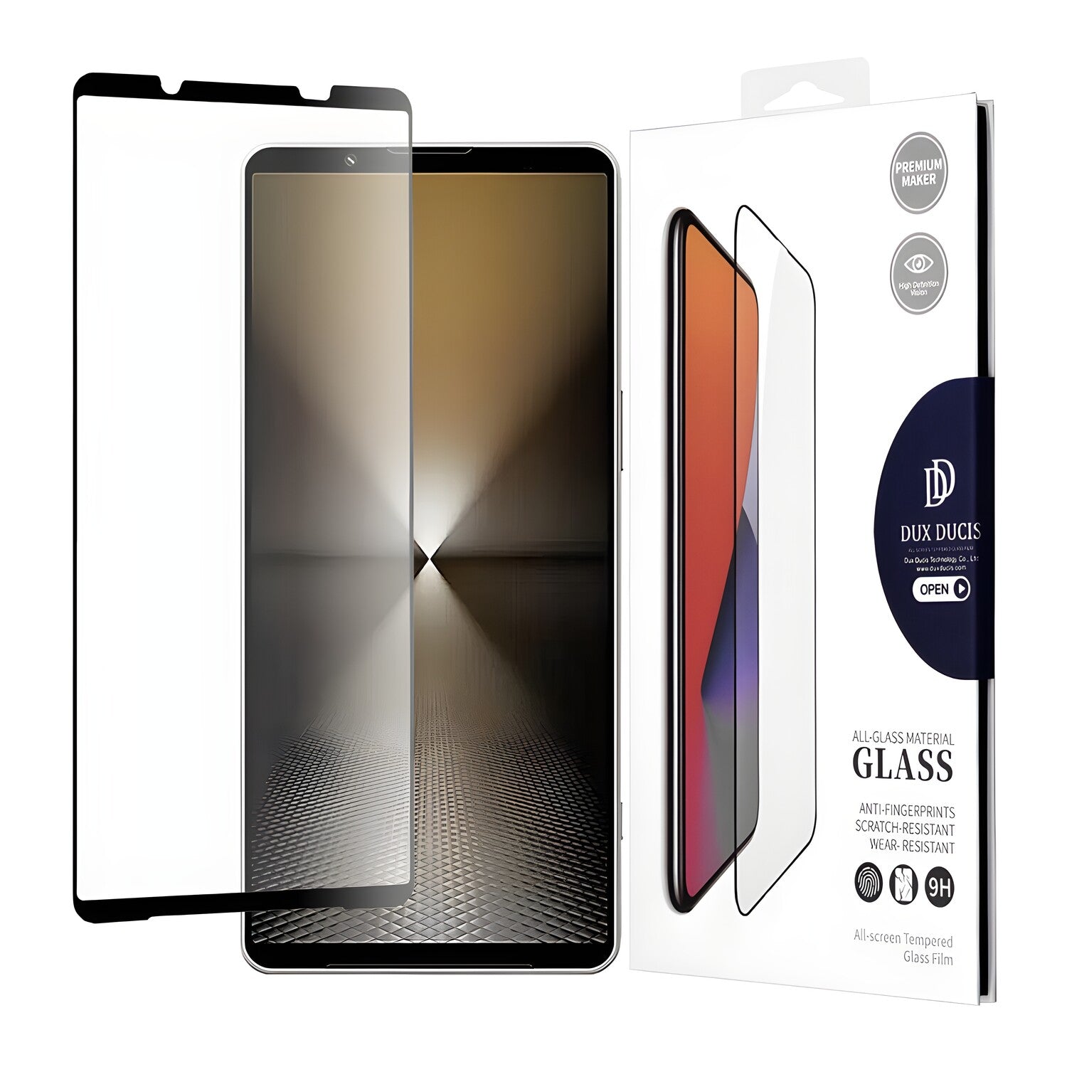 Dux Ducis 10D Kaljeno staklo za Sony Sony Xperia 1 V - Crna KP33147