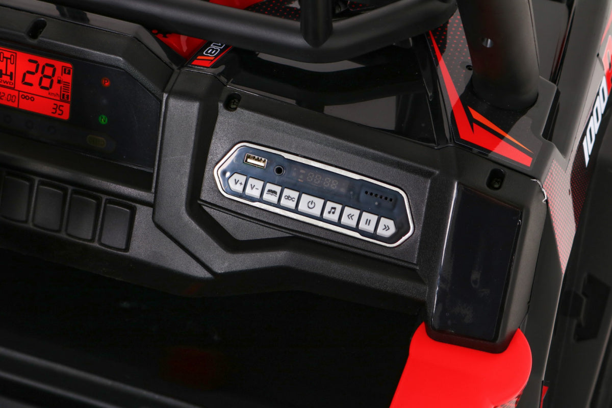 Buggy na akumulator UTV - dvosjed - Crveni