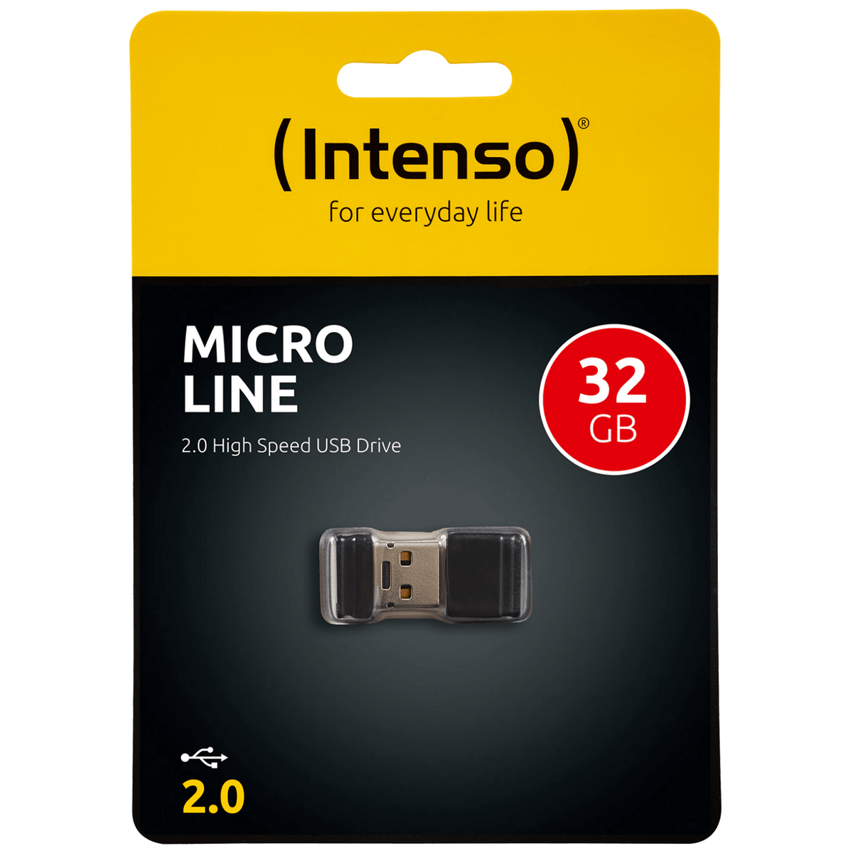 (Intenso) USB Flash drive 32GB Hi-Speed USB 2.0, Micro Line - ML32
