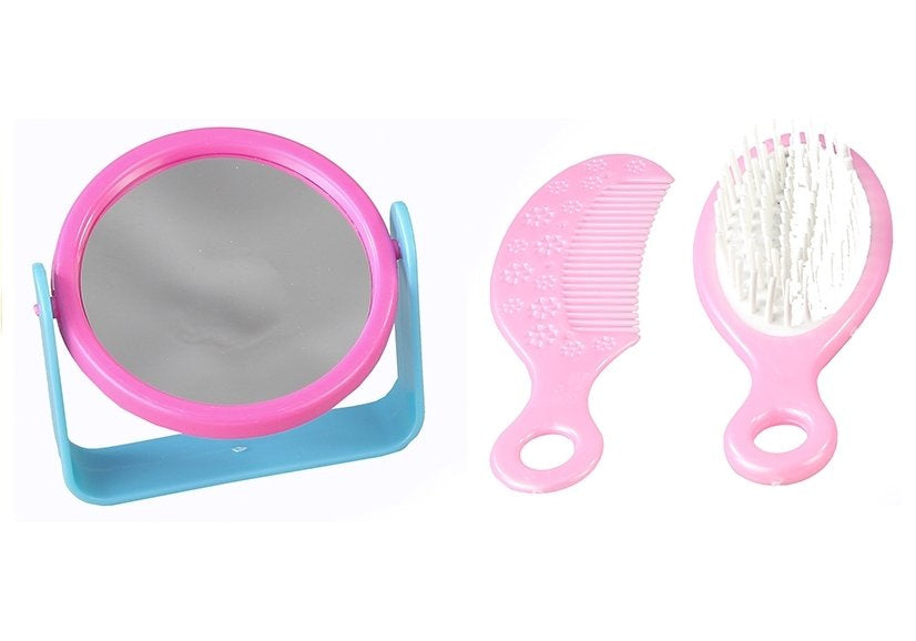 Girls Beauty Kit Hair Accessories Set Realistic Hairdryer In A Bag