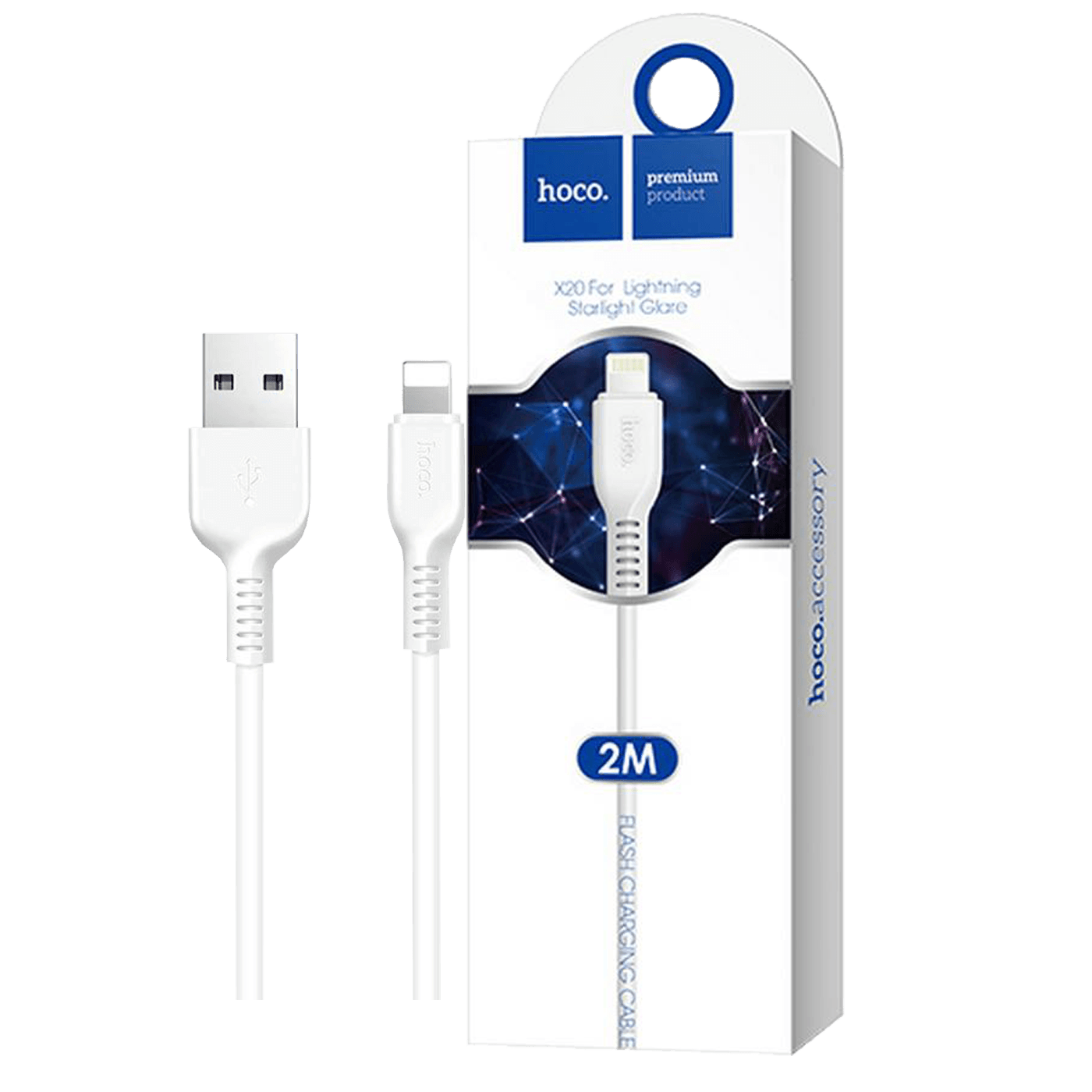 hoco. USB kabel za iPhone , Lightning kabel, dužina 2 met. - X20 Flash Lightning